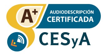 Logotipo Sello CESyA Audiodescripción Nivel A+