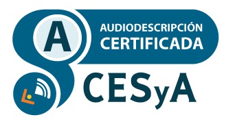 Logotipo Sello CESyA Audiodescripción Nivel A